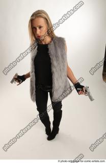 NIKOL ACTION STANDING POSE WITH GUNS